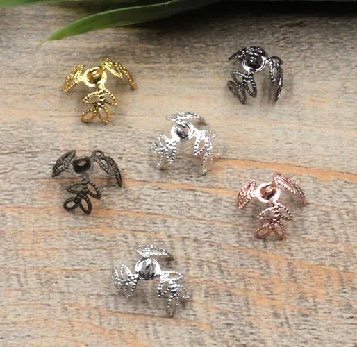 Многоцветные позолоченные латунные металлические винтажные филигранные