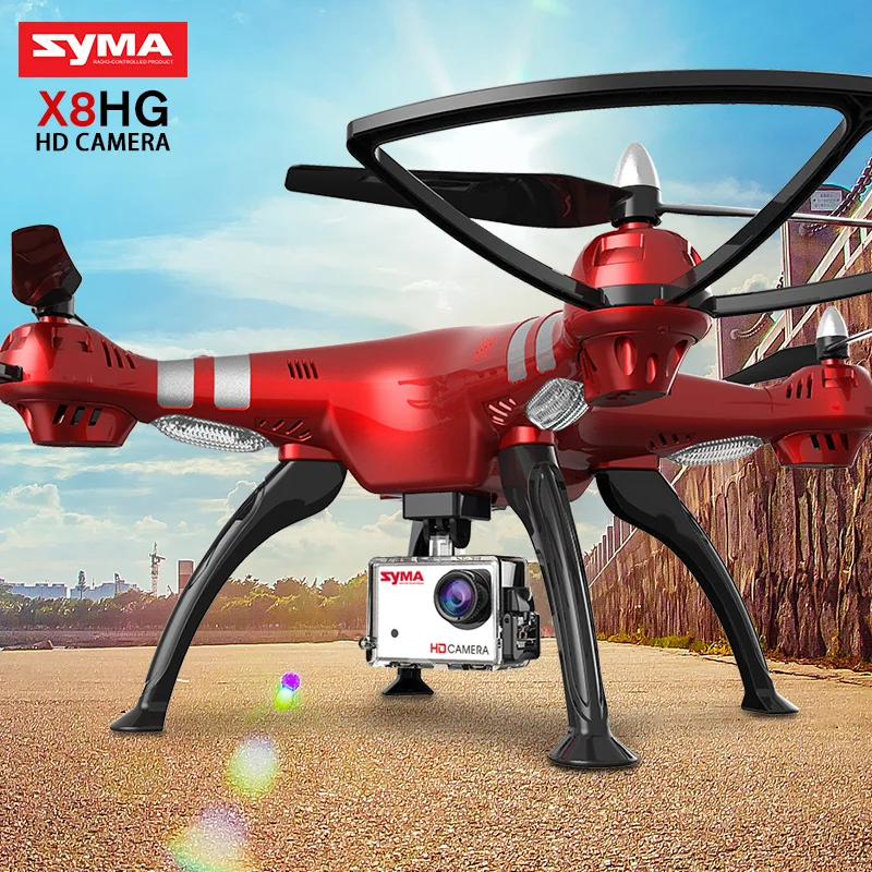 SYMA X8HG RC Квадрокоптер контроллер Дрон видео с камерой 8MP HD 2 4G 4CH вертолет пульт