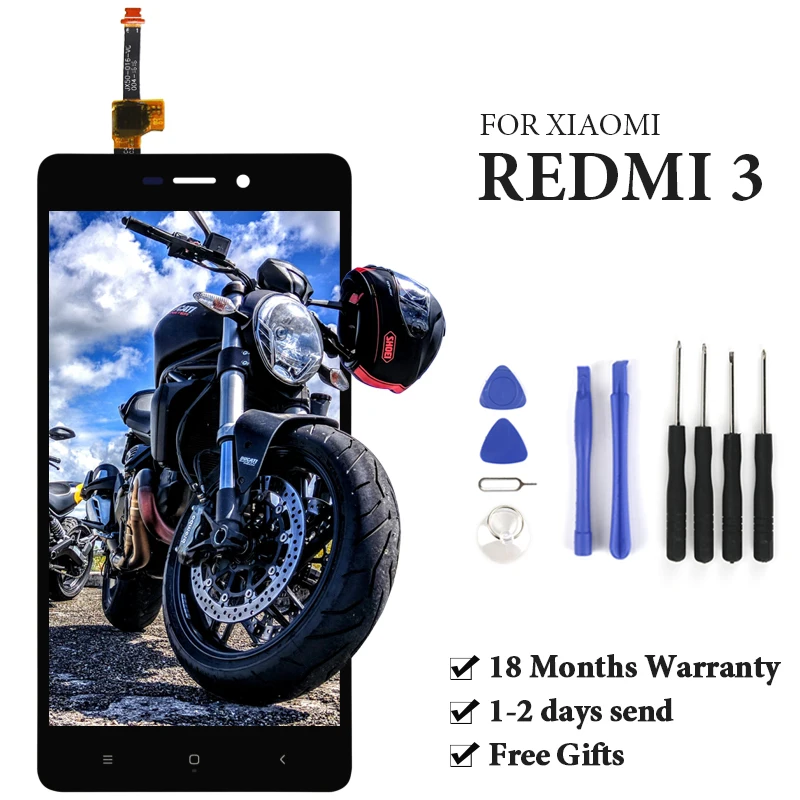 ЖК-дисплей с сенсорным экраном и рамкой для Xiaomi Redmi 3 | Мобильные телефоны