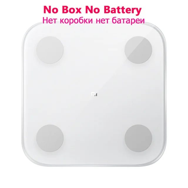 Xiaomi Body Fat Scale 2 Bluetooth 5,0 тест баланса 13 монитор данных о здоровье светодиодный дисплей точность BMI весы Mifit APP - Цвет: No box No box