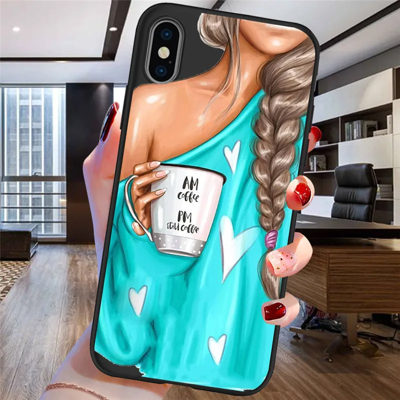 H1718 Для iPhone X XR XS Max 5 5S SE 6 6S 7 8 One Plus 5 5T 7 Pro Oneplus 6 6Tphone чехол для телефона Funda Coque Etui Fashion Woman - Цвет: H1718