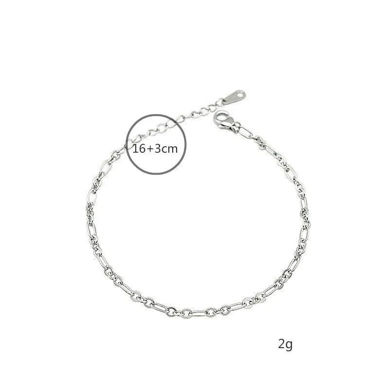 Женский браслет с цепочкой Flyleaf Изящные Ювелирные Браслеты из настоящего серебра