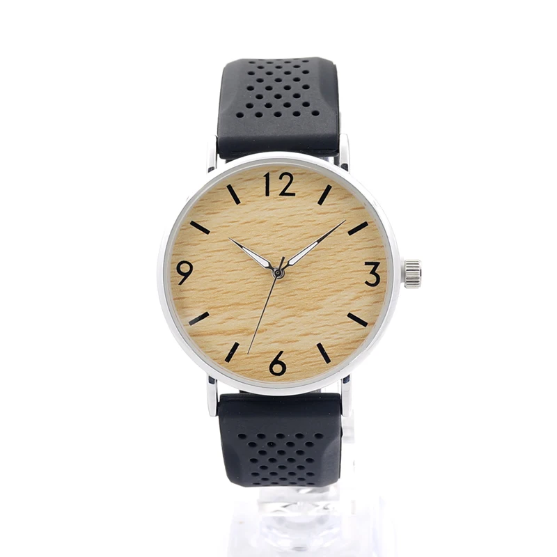 BOBO BIRD Fashion Casual Quartz Wooden Wristwatch For Men And Women Wood Watches Soft Silcone Band Relogio Masculino Feminino | Наручные