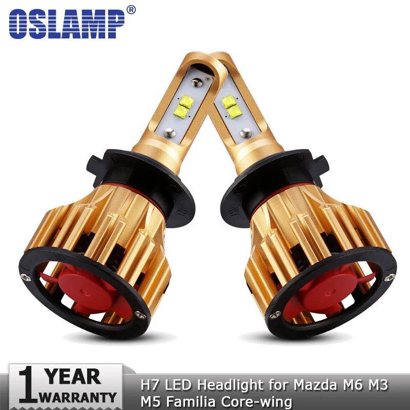 Oslamp H7 светодиодный автомобильный светильник на голову 70 Вт 7000лм СВЕТОДИОД SMD