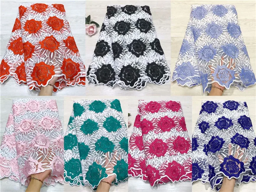 Новейшая нигерийская кружевная ткань высокого качества французская чистая с