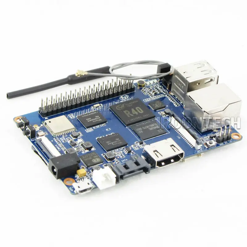 BPI-M2U банан Pi M2U BPI-M2 ультра R40 Quad-Core 2 ГБ Оперативная память с SATA Bluetooth Wi-Fi 8 eMMC демо