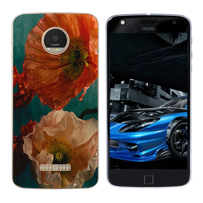 Чехол для телефона Motorola Moto Z Play мягкий силиконовый чехол скейтборда из ТПУ с