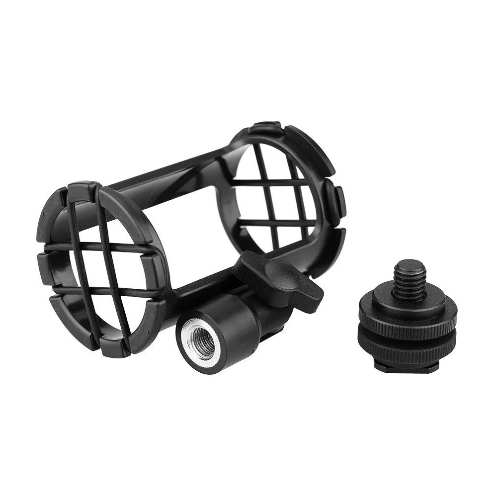 BY C04 камера Микрофон Shockmount для Rode NTG 1 2 3 PVM1000 дробовик тип микрофон ударное