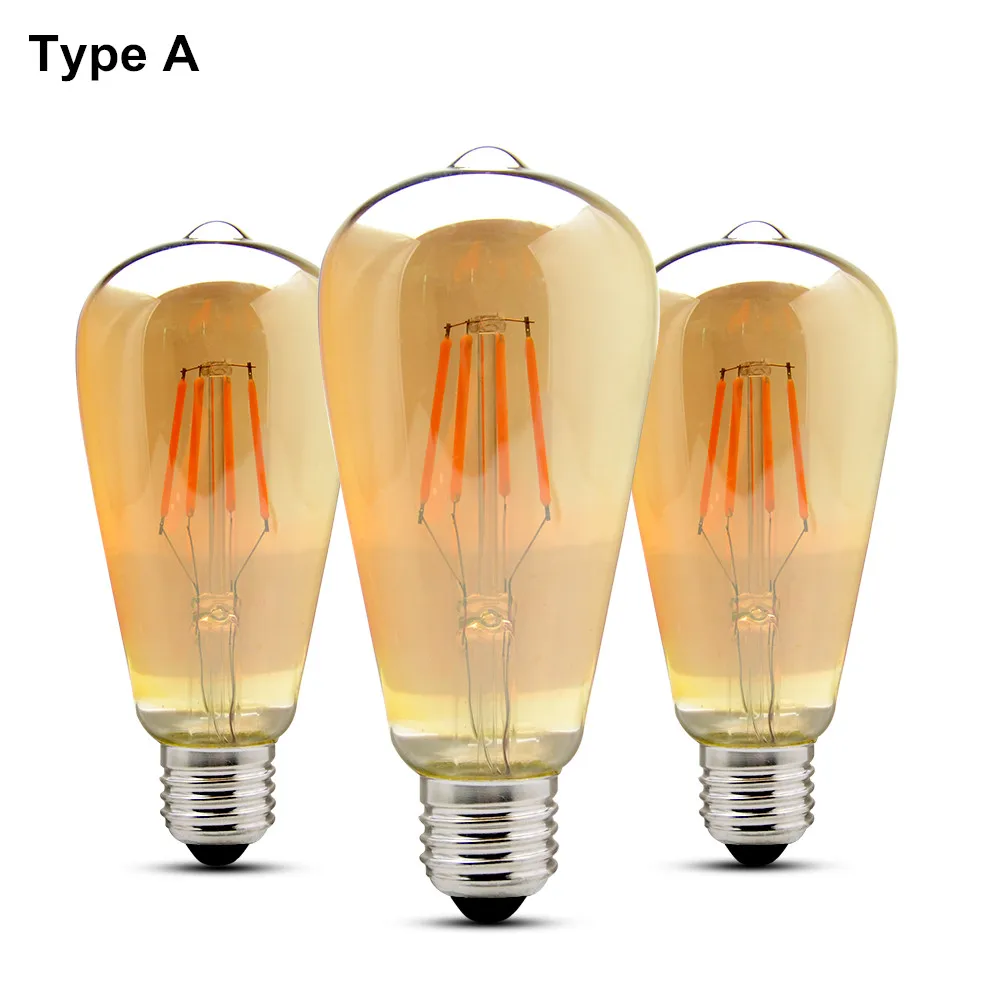 Светодиодная лампа накаливания E27 8 Вт 6 4 110 В 220 В|light digital|light hotellight up foam stick |