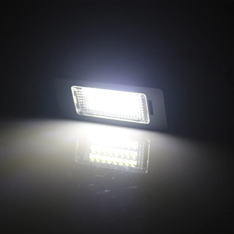 1 пара носков с 24 светодиодный 3528 SMD Подсветка регистрационного номера лампы для
