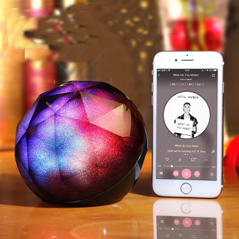 Цветной шар мини Bluetooth/беспроводной динамик с фантазийным небом красочные огни