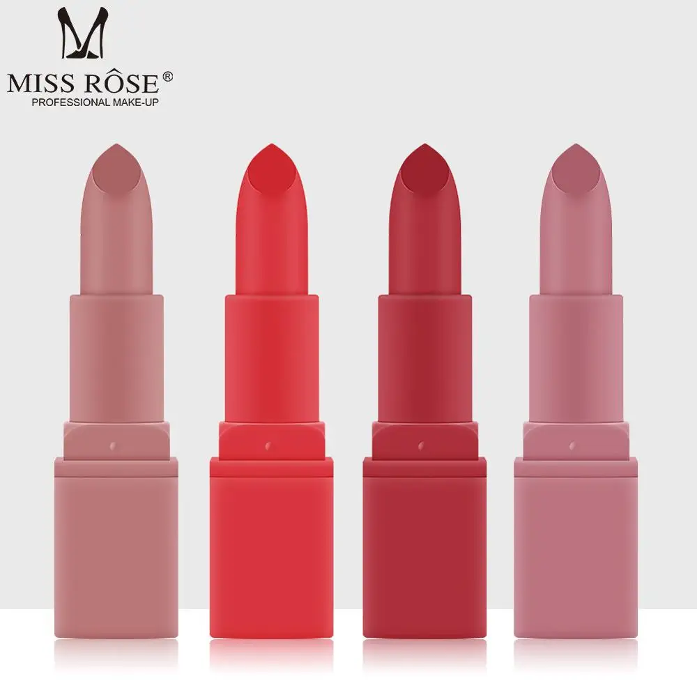Новая губная помада мисс Роуз матовая водостойкая бархатная Губная 12 цветов
