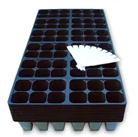 

720 Cells Seedling Starter Trays for Seed Germination +10 Plant Labels (6-cell Trays)