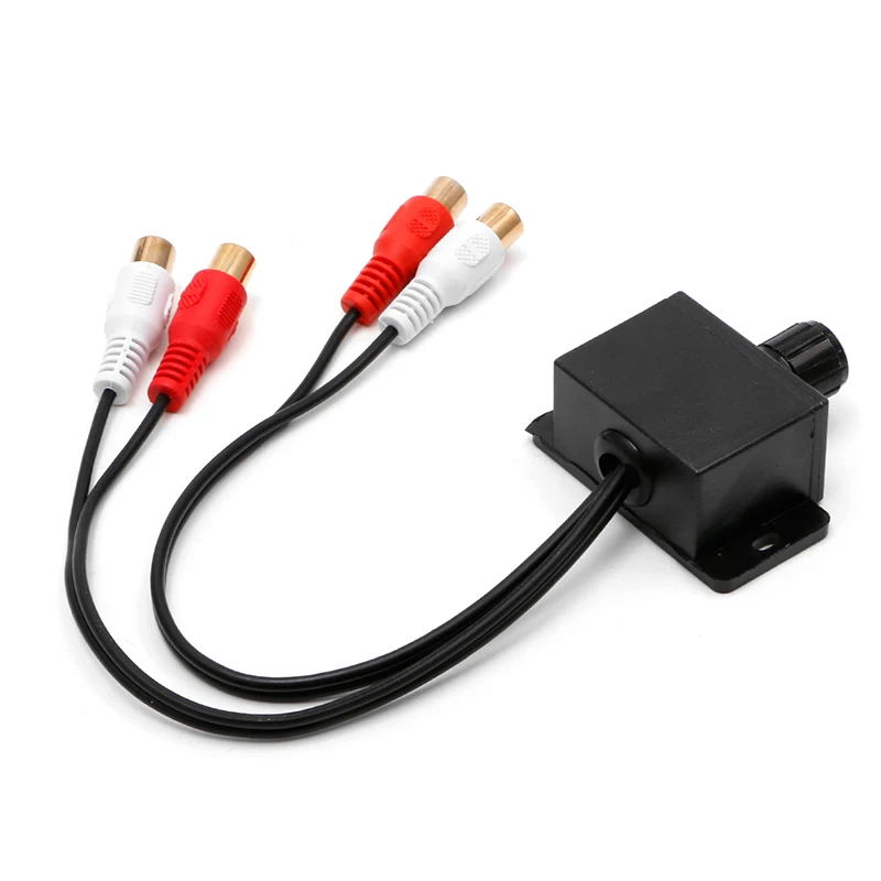 OOTDTY Универсальный автомобильный аудио усилитель бас RCA уровень дистанционного