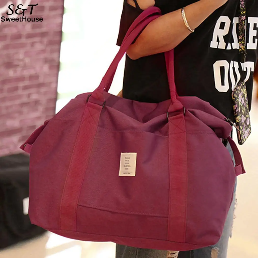 Nylon Luggage Bag Durable Waterproof Women Men Large Capacity Travel Lightweight Weekend Girls Handbag | Багаж и сумки
