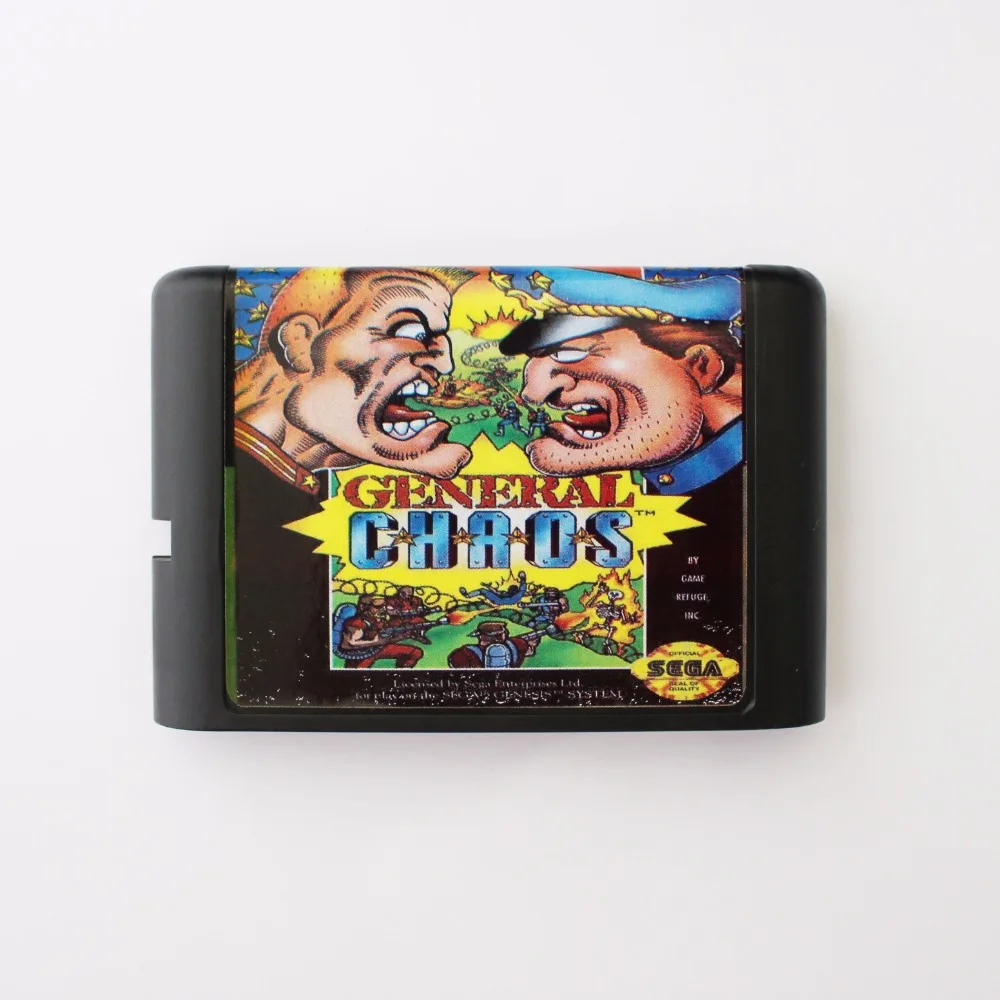 Общий хаос 16 бит SEGA MD карточная игра для Sega игры Mega Drive Genesis|sega md game card|sega games16 bit |