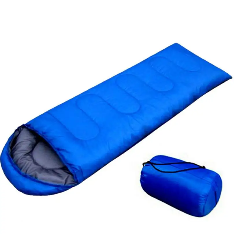 

High Quality Multi Funtion Sleeping Bags Envelope Hooded Outdoor Travel Camping Sleep Bag Thermal Sleeping Bag Thick Warm 200 G
