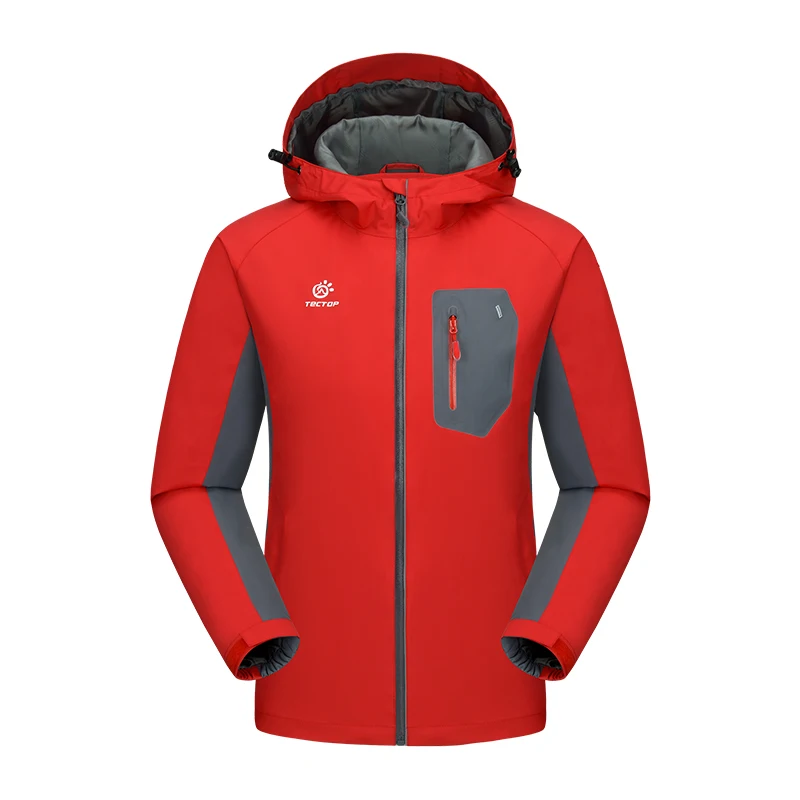Dropshipping Windstopper один слой Куртки мужчины бренд непромокаемую куртку для Кемпинга