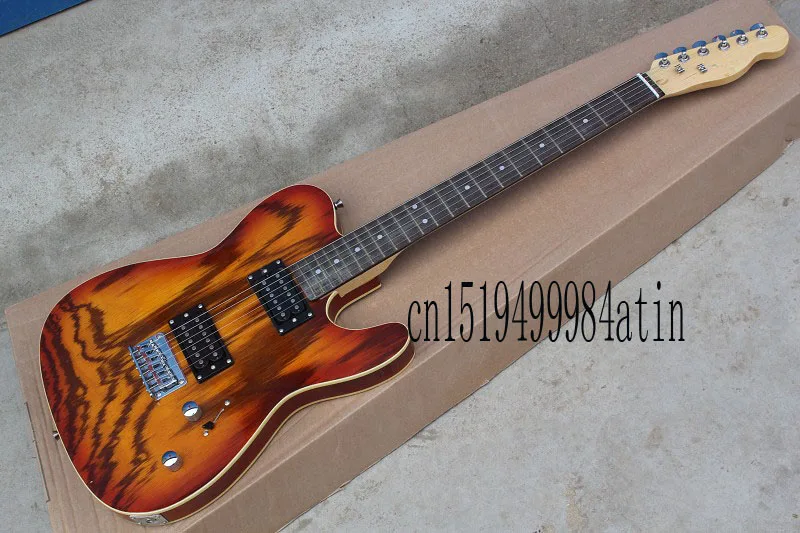 Высочайшее качество TELE Taylor Ash светло коричневый telecaster Электрогитары палисандр