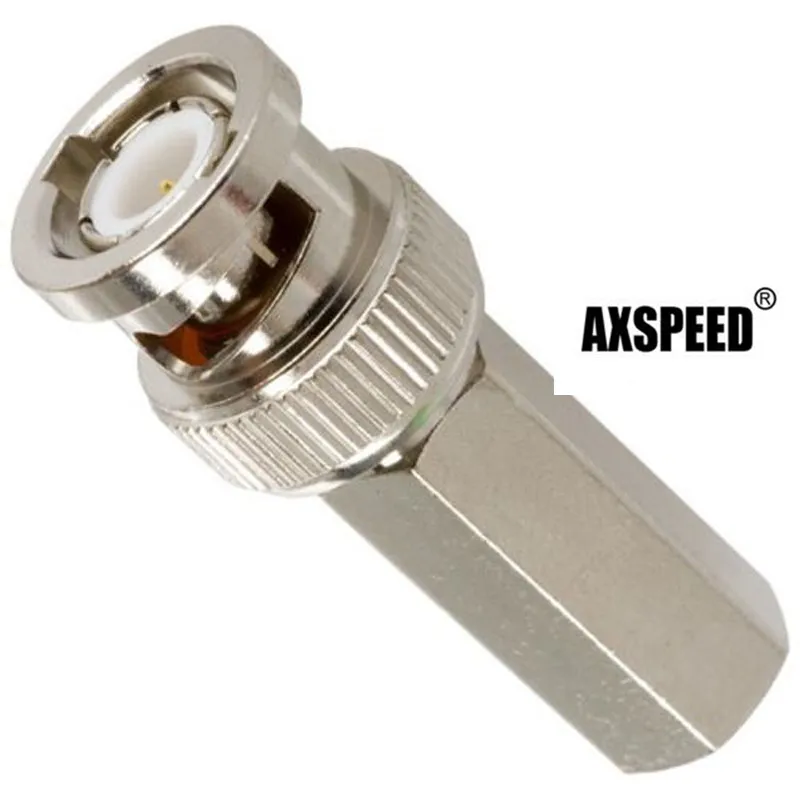 AXSPEED bnc коннектора для RCA Мама папа коаксиальный кабель конвертера В комплект