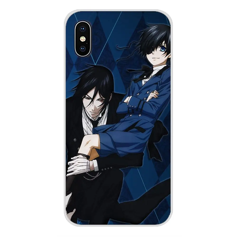 Мягкий чехол для Huawei G7 G8 P7 P8 P9 P10 P20 P30 Lite Mini Pro P Smart Plus 2017 2018 2019 Аниме Черный Дворецкий