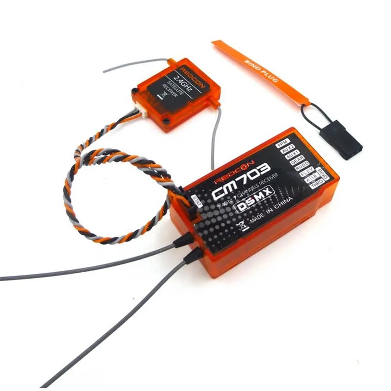 Ресивер для квадрокоптера REDCON/Spektrum совместимый с CM703 2 4 ГГц 7CH DSM2 PPM|Детали и