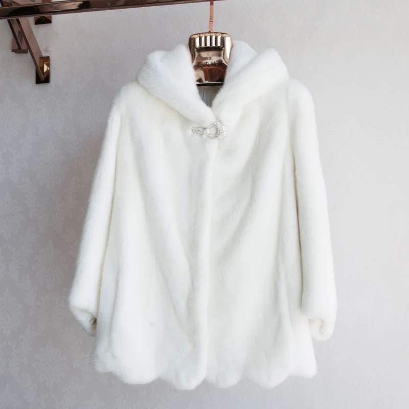Женская шуба из натурального меха норки теплая с капюшоном|mink coats|mink hoodladies mink coat |