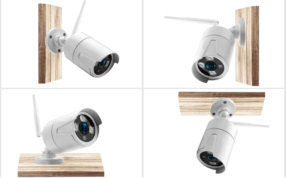 Hamrolte 4CH 1080P CCTV Беспроводная система 1080P IR Bullet Водонепроницаемая wi-fi-камера для использования на улице комплект видеонаблюдения Обнаружение движения