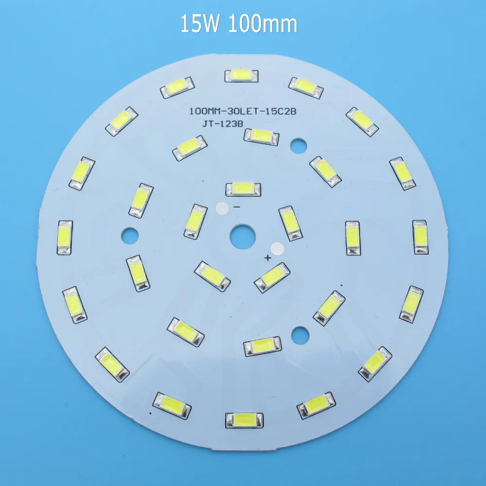 2 шт. SMD5730 светодиодная печатная плата 15 Вт 18 85 мм 90 100 120 белый/натуральный