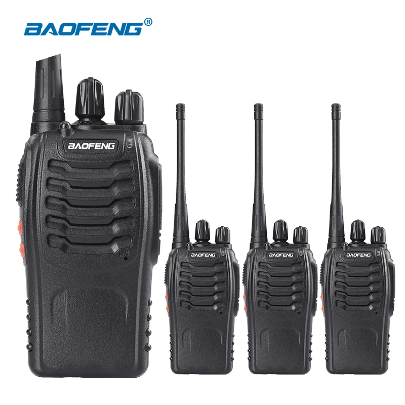 4pcs Baofeng 888S Walkie Talkie with Headset UHF Frequency Portable Ham Radio Communicator bf-888s Amateur Station | Мобильные