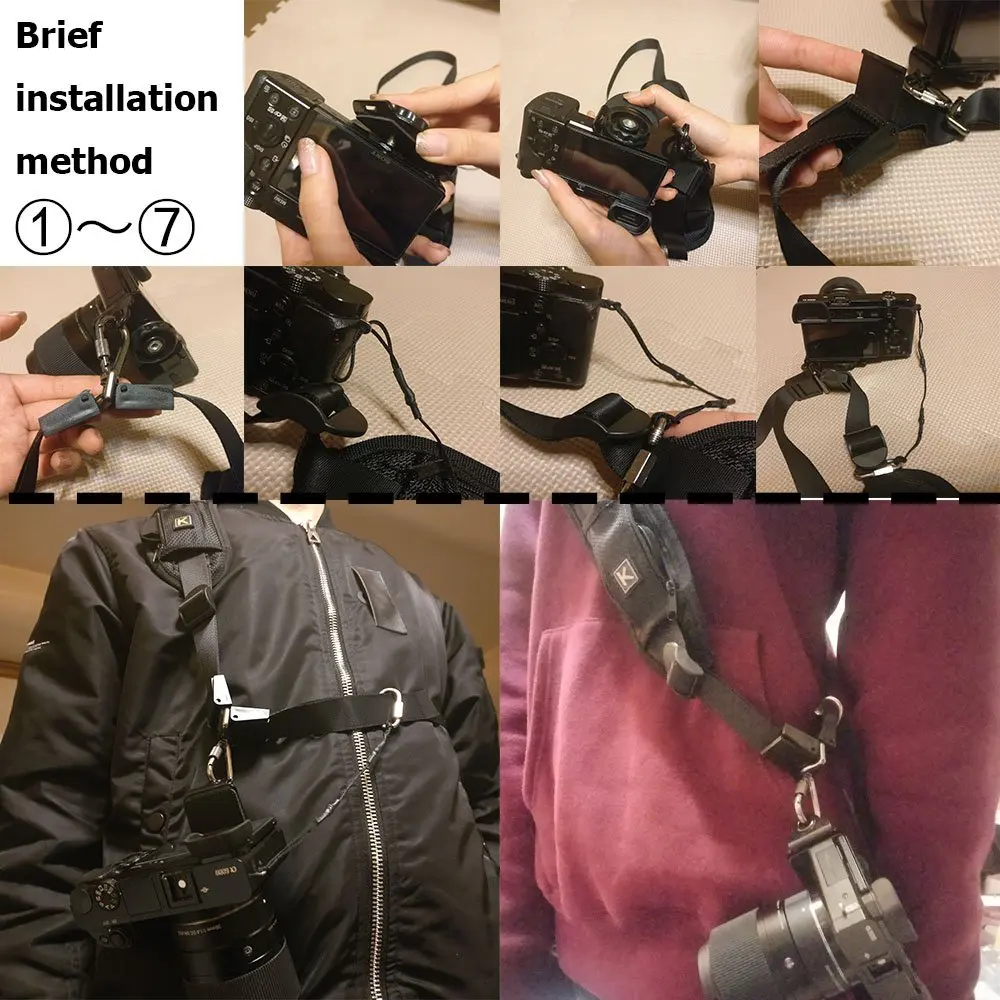 Быстрый ремень для быстрой камеры с одним плечом Q Sling шейный Canon Nikon Pentax Panasonic Olympus