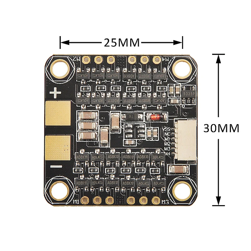 1 шт. BS412 4 в ESC 12A 2 4S Lipo Dshot электронный регулятор скорости с прошивкой BLHeli S для RC Racing