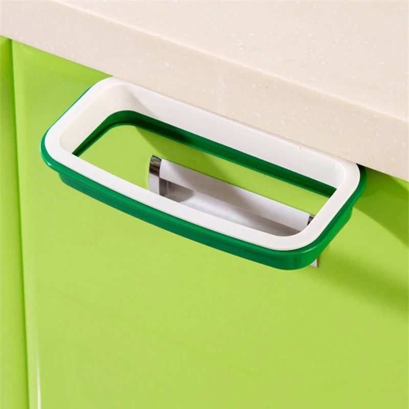 New 1Pc Kitchen Gadgets Cabinet Door Garbage Bag Shelf Tools Rack Hanging Storage Trash Accessories Goods A | Дом и сад
