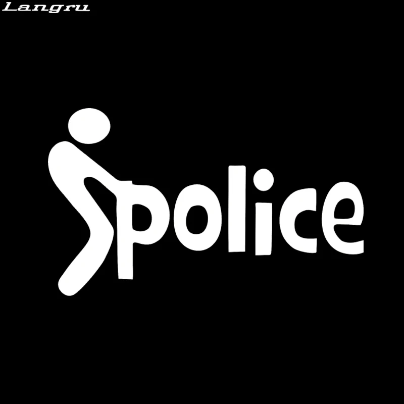 Langru Hot Sale Creative Police Funny Personality Sticker Car Styling Body Stickers Vinyl Decal JDM | Автомобили и мотоциклы