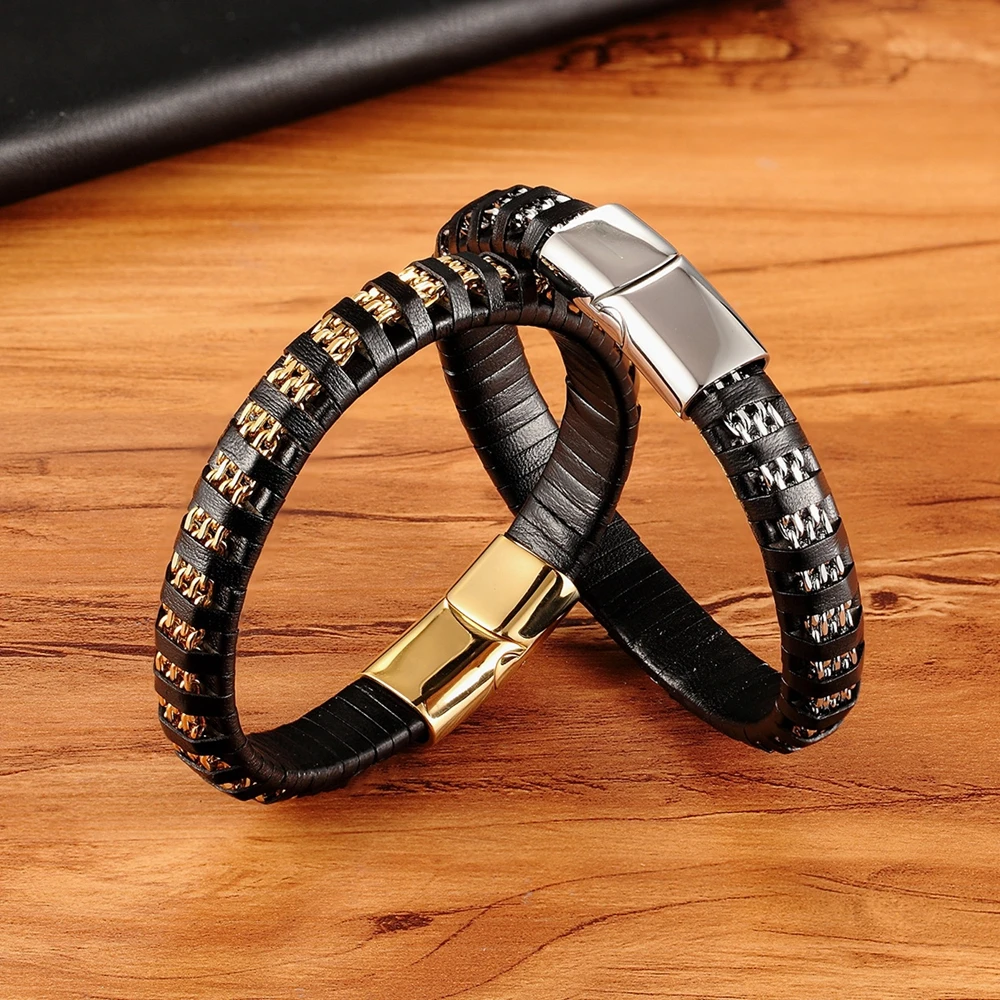 TYO новая модель мужские подарки Pulseira ювелирные изделия серебряный цвет золото