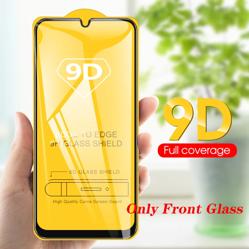 Only Front glass 2 в 1 для Samsung Galaxy A50 пленка для объектива камеры и 9D Защитная пленка для экрана из закаленного стекла для Galaxy SM A50 A505F - Цвет: Only Front glass