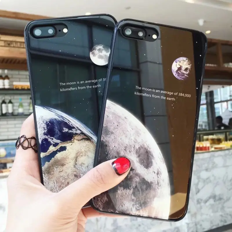 Для iPhone 6 Чехол зеркало Закаленное Стекло задняя крышка для iphone 6S плюс