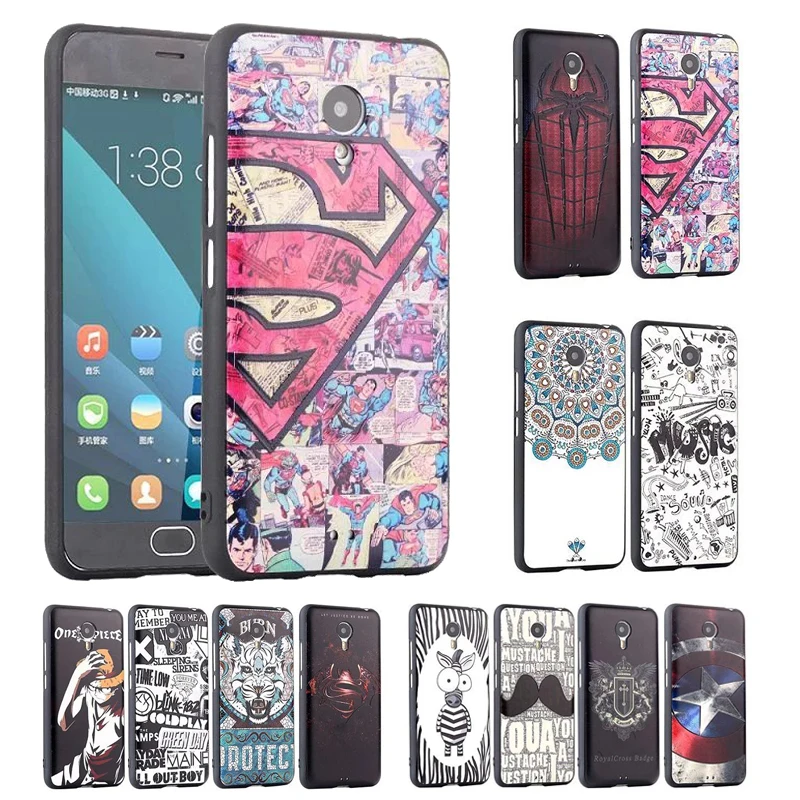 Gonorack 3D рельеф Скульптура Мягкие TPU чехол для Meizu M3 M3s мини M6s M5s M5 M6 Note Примечание