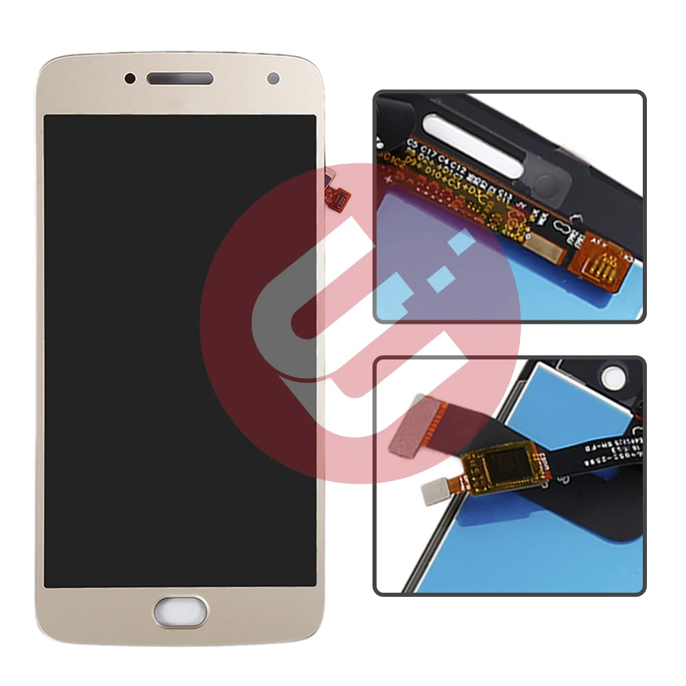 100% тестирование 5 2 &quotчерный/золото для Motorola Moto G5 плюс XT1686 XT1681 XT1683 ЖК дисплей