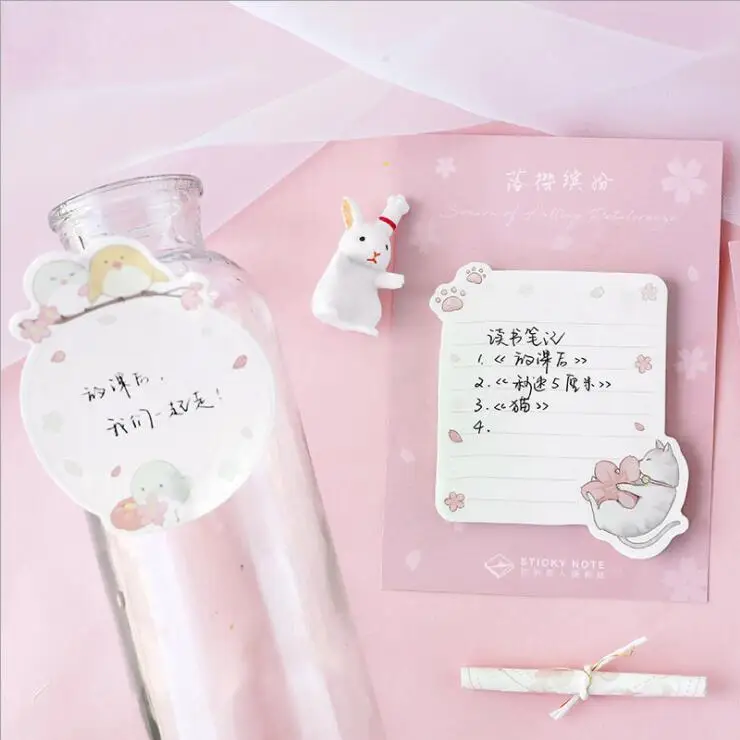10 в 1 Многофункциональный Kawaii Корея креативные животные N раз Стикеры для заметок