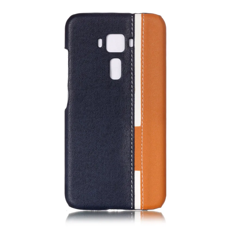 Hard Plastic Back Cover for ASUS Zenfone 3 ZE520KL Phone Case w/ Mix-color PU Leather Shockproof Protective Shell | Мобильные
