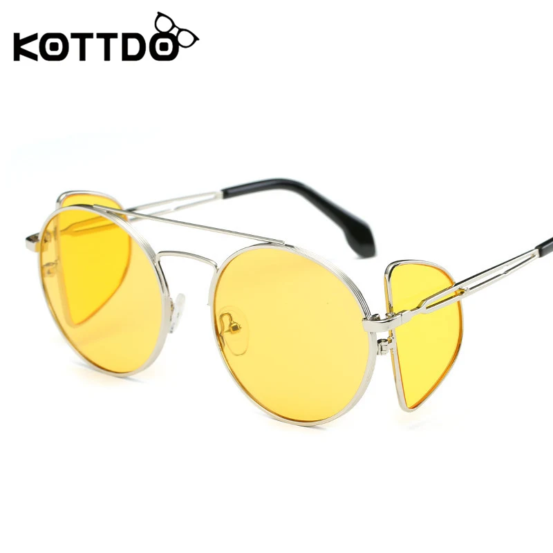 KOTTDO 2018 модные сексуальные женские солнцезащитные очки круглые индивидуальные в