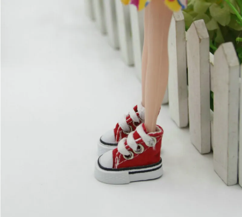 1 пара джинсовые парусиновые туфли обувь для куклы шарнирной детской обуви кукла