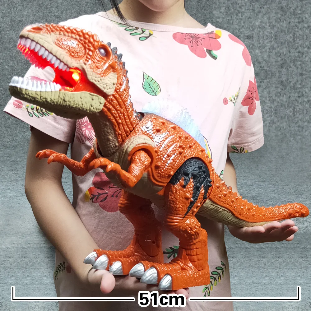 Электрические интерактивные игрушки: говорящий и ходячий динозавр. Светильник со звуком тираннозавра Рекс детские игрушки электрическая игрушка оригинальная упаковка