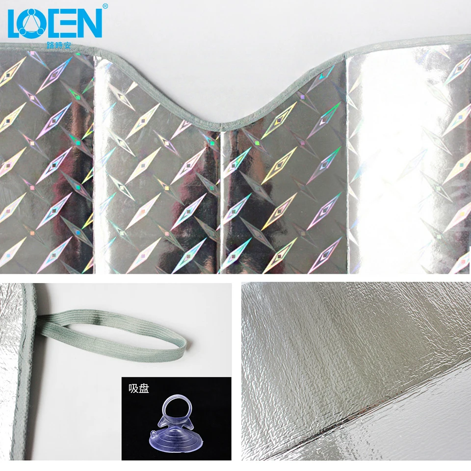 Автомобильный солнцезащитный чехол LOEN выдвижной складной на лобовое стекло