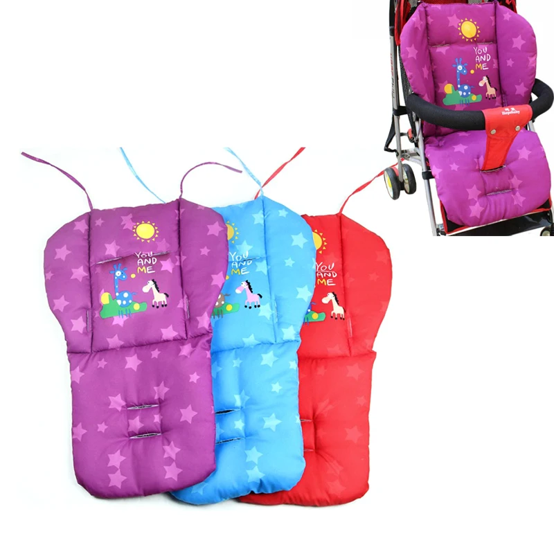 NEW Baby Stroller Cushion Pad Pram Padding Liner/Car Seat Pad Rainbow Amazing Child Pushchair Cotton Thick Mat 13102