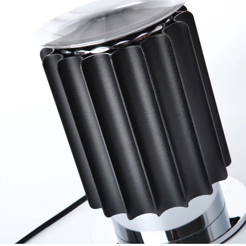 Nordic пост современный радар черно-белые алюминиевая настольная лампа творческий