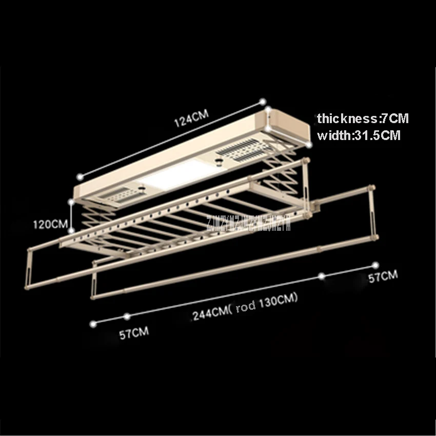 Подъемная электрическая сушилка для одежды 220 В 133 Вт|Сушилки белья| |