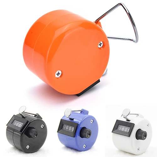 1 x 4 значный ручной Clicker портативный металлический счетчик Номера для