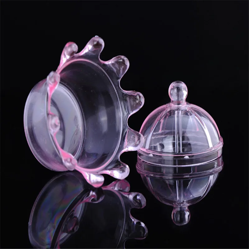 Пластиковая прозрачная коробка для конфет на день рождения креативная детского